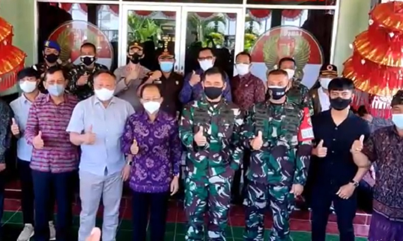 Koster Gelar Mediasi, Dandim Buleleng dan Warga Sidatapa Sepakat Damai