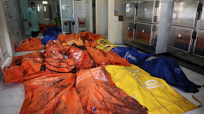 41 Jenazah Napi Tewas Kebakaran Lapas Tangerang Dibawa ke RS Polri