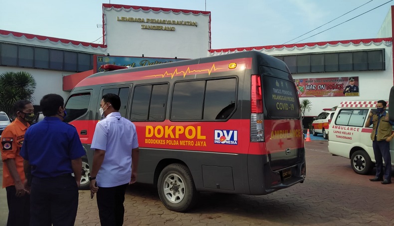 Bareskrim Olah TKP Penyebab Kebakaran Lapas Tangerang 