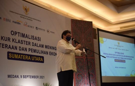 Salurkan KUR Rp176,9 Triliun, Menko Airlangga: Bantu UMKM Dorong Pemulihan Ekonomi 