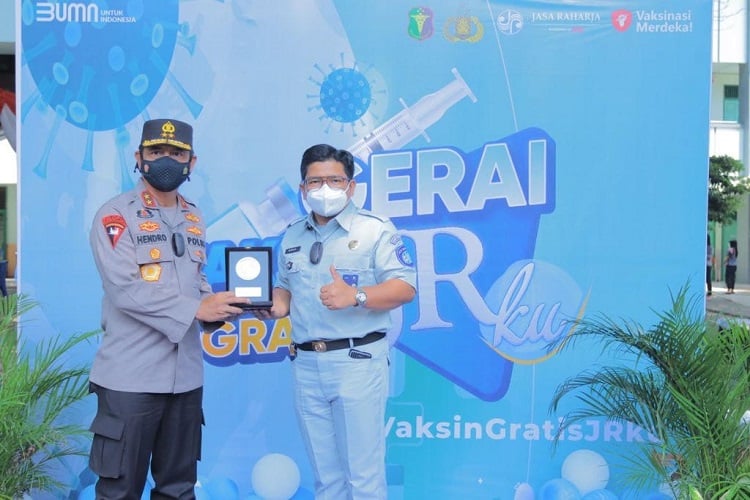 Jasa Raharja Gelar Vaksinasi Merdeka JRku untuk Siswa dan Masyarakat Lampung