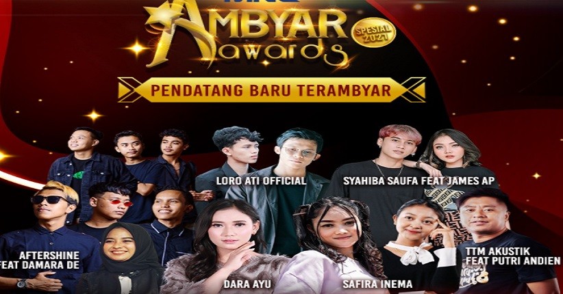 Inilah Para Nominasi Pendatang Baru Terambyar di Ambyar Awards Spesial 2021