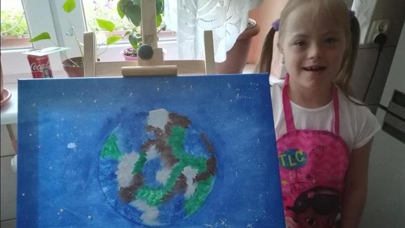 Anak Down Syndrome Ini Kirim Lukisan untuk Ratu Elizabeth, Begini Balasannya 