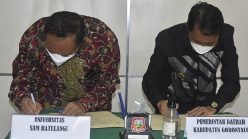 Kembangkan Pertanian hingga Pariwisata, Pemkab Gorontalo dan Unsrat Jalin Kerja Sama 