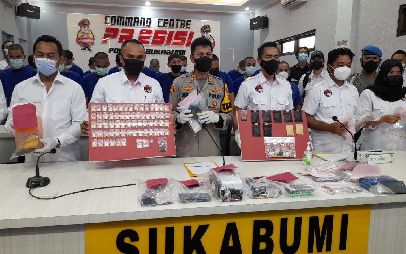 ASN Pemkab Sukabumi Ditangkap Polisi saat Asyik Nikmati Sabu