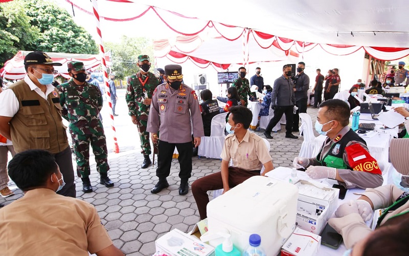 Jelang WSBK 2021 di Sirkuit Mandalika, Kapolri Minta Pemprov NTB Pacu Vaksinasi