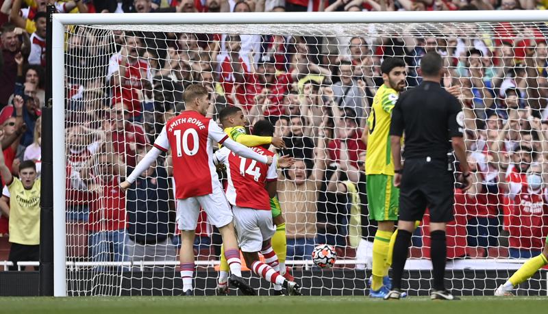Hajar Norwich, Arsenal Rasakan Kemenangan Perdana di Liga Inggris