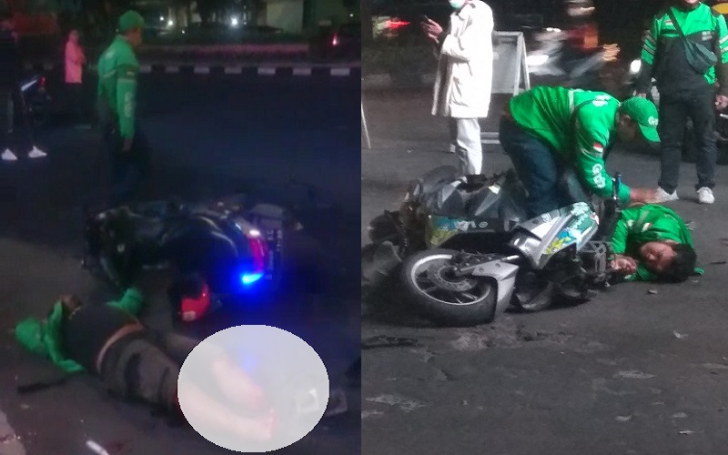 Ini Kronologi Lengkap Mobil Tabrak Pengemudi Ojol hingga Kaki Putus di Bandung