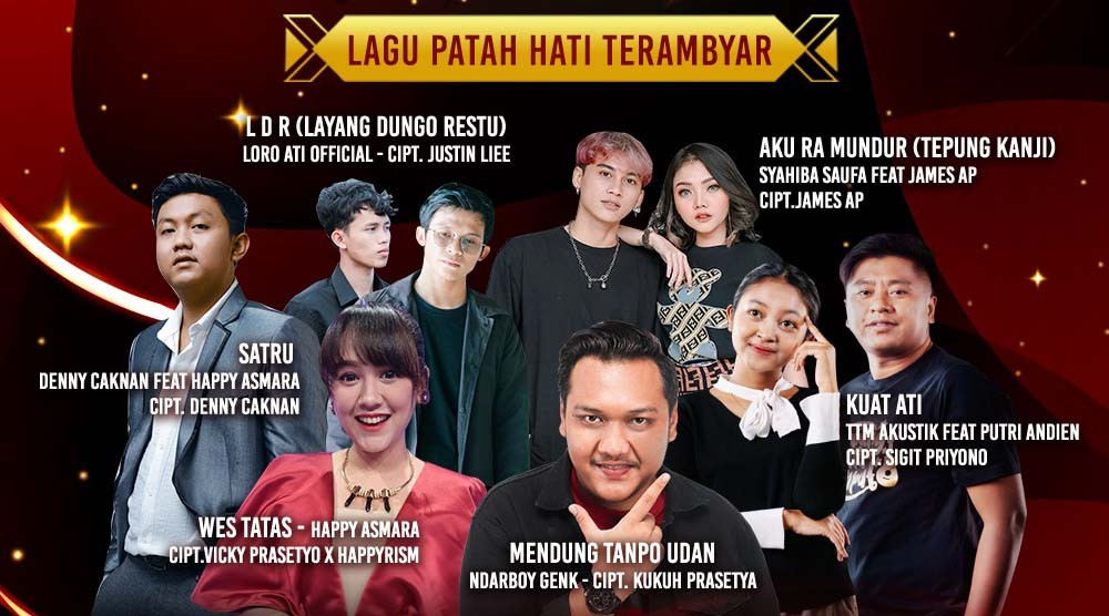 Ini 6 Lagu Patah Hati Terambyar di Ambyar Awards Spesial 2021 