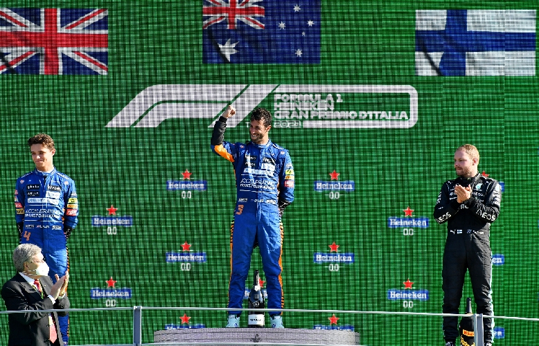 Hasil F1 GP Italia 2021: Ricciardo Juara, Verstappen dan Hamilton Kecelakaan