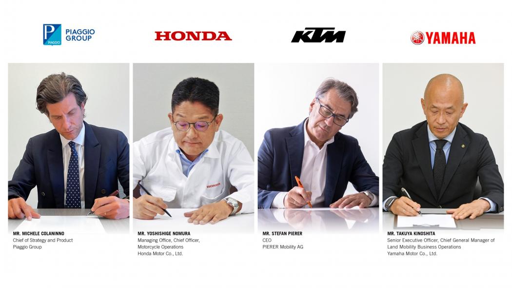 Honda, Yamaha, KTM dan Piaggio Bentuk Konsorsium Baterai Motor Listrik 