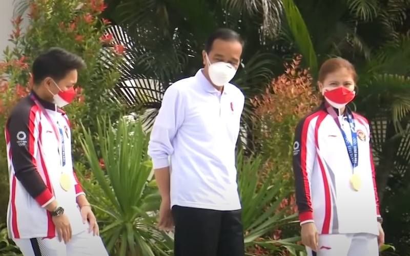 Sampai Salah Tingkah, Begini Cerita Greysia/Apriyani saat Jumpa Jokowi di Istana Bogor