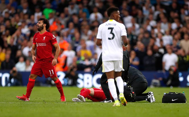 Detik-Detik Cedera Horor Elliott saat Leeds Vs Liverpool, Mo Salah Super Panik