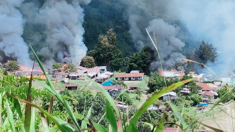 Beredar Hoaks KKB Bakar Pos Tentara dan Tembak Mati Prajurit TNI