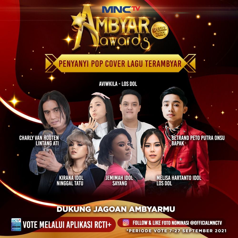 Ini Dia 6 Penyanyi Pop Cover Lagu Terambyar di Ambyar Awards 2021