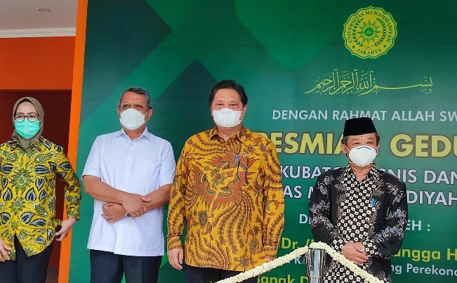 Menko Airlangga Harap Inkubasi Wirausaha UMKM UMJ Lahirkan Pelaku Usaha Baru