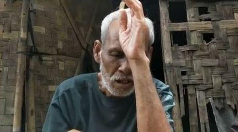 Kakek di Kebumen Ini Tinggal Sebatang Kara di Gubuk Reyot  