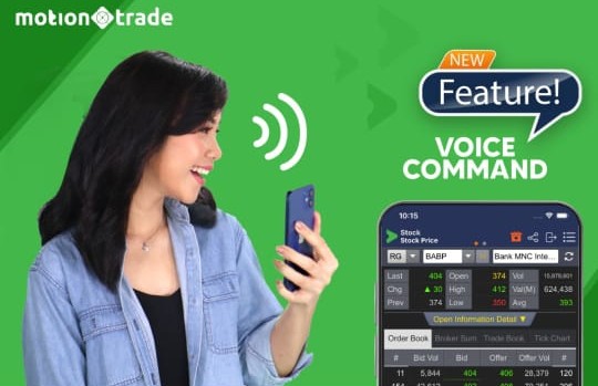 Canggih! Transaksi Saham & Reksa Dana Bisa Pakai Perintah Suara di MotionTrade, Ini Caranya!
