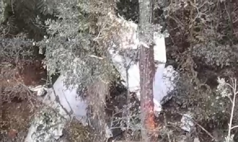 Kondisi Pesawat Rimbun Air Jatuh, Terbakar Hancur Berkeping-keping