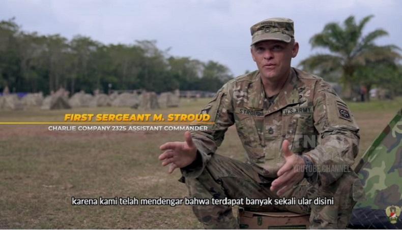 Terjun Payung, Prajurit US Army Diminta Teriak Tolong karena Banyak Ular di Baturaja