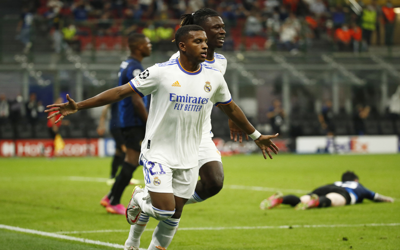 Kerja Sama Rodrygo dan Camavinga Bantu Real Madrid Menang atas Inter Milan