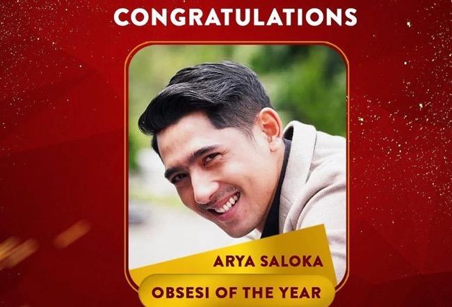 Selamat! Arya Saloka Raih Penghargaan Selebriti Obsesi Of The Year 2021   