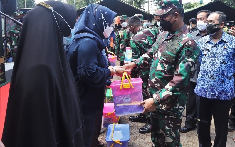 Pangdam Siliwangi Gelar Vaksinasi di Kampung Halaman Cimahi, Sasar 1.000 Warga