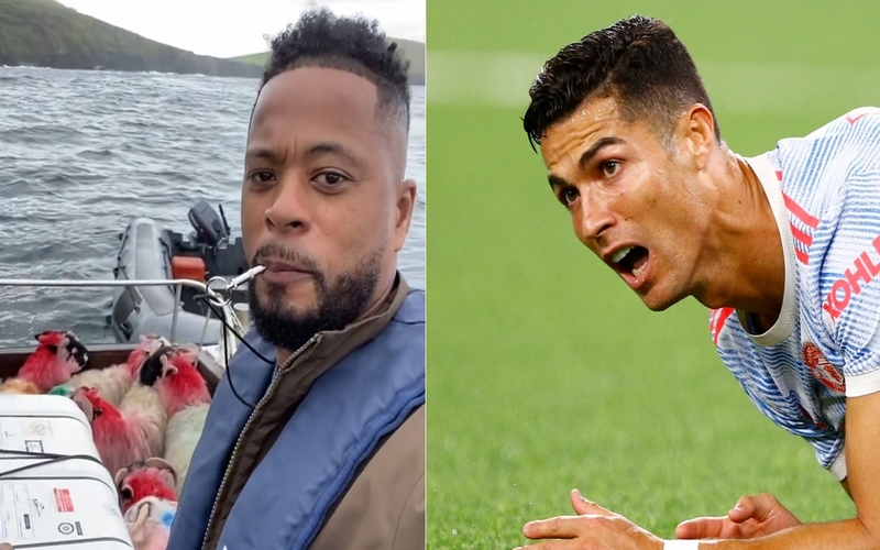 Patrice Evra Gembala Domba demi Ledek Cristiano Ronaldo yang Pindah Rumah