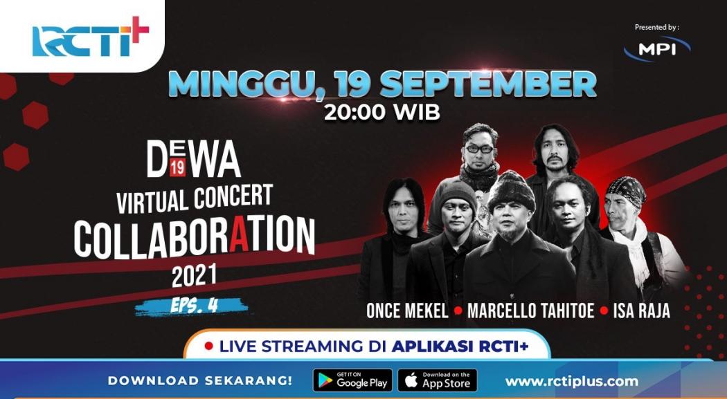 Malam Ini, Dewa 19 di Virtual Concert Collaboration 2021 Gandeng 3 Solois Bersuara Emas