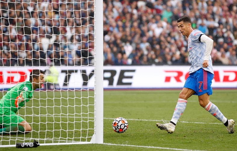 Man United Kalahkan West Ham, Cristiano Ronaldo dan Jesse Lingard Cetak Gol