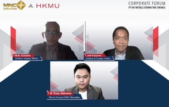 Ini Potensi Cuan Saham PT HK Metals Utama Tbk (HKMU), Simak Webinar MNC Sekuritas!