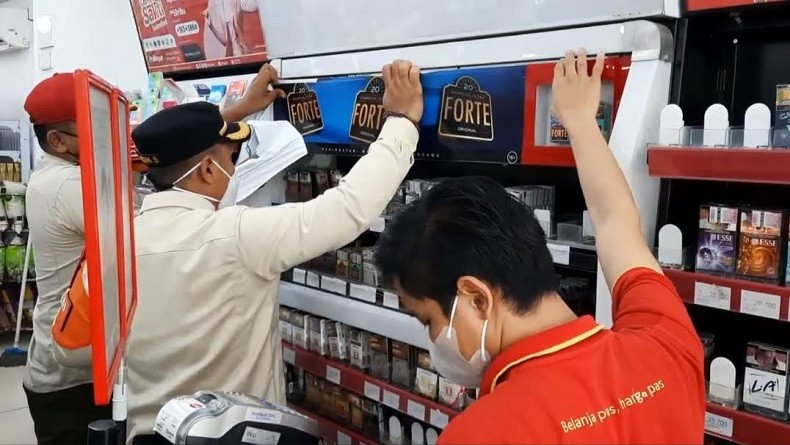 Penertiban Larangan Iklan Rokok, Satpol PP Sasar Warung dan Minimarket