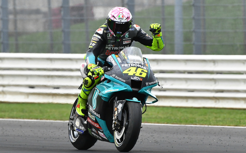 Valentino Rossi Merasa Emosional saat Lakukan Perpisahan di Sirkuit Misano