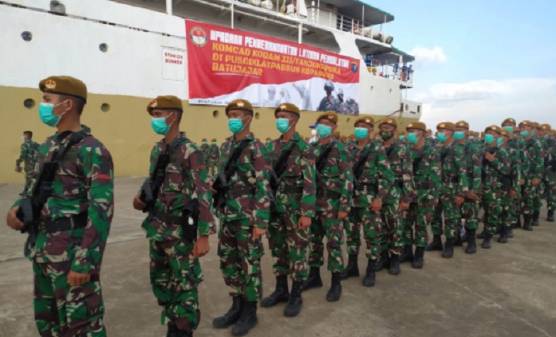 499 Prajurit Kodam XII Tanjungpura Dikirim ke Pusdiklatsus Kopassus Batujajar
