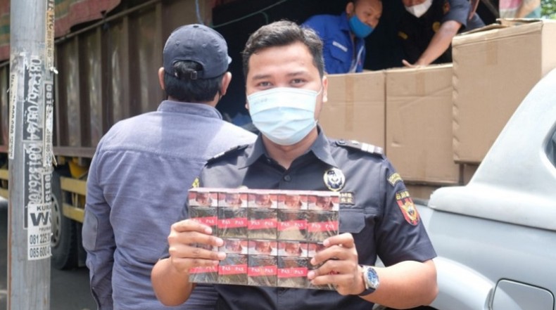 Bea Cukai Kudus Sita Jutaan Batang Rokok Ilegal Senilai Rp1,2 Miliar 