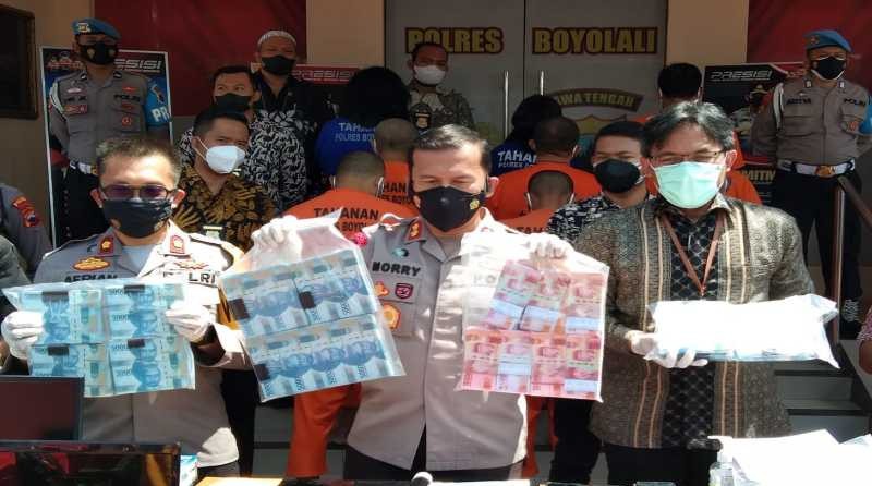 Polres Boyolali Gerebek Jaringan Pembuat Upal, 9 Orang Ditangkap 