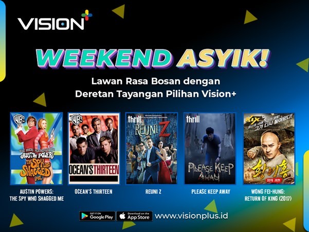 Weekend Seru! Ini Film Rekomendasi Vision+, dari Austin Powers, Reuni Z hingga Please Keep Away
