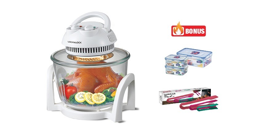 Lock N Lock Halogen Oven dari eMShop Membuat Masakan Lebih Lezat dan Sehat
