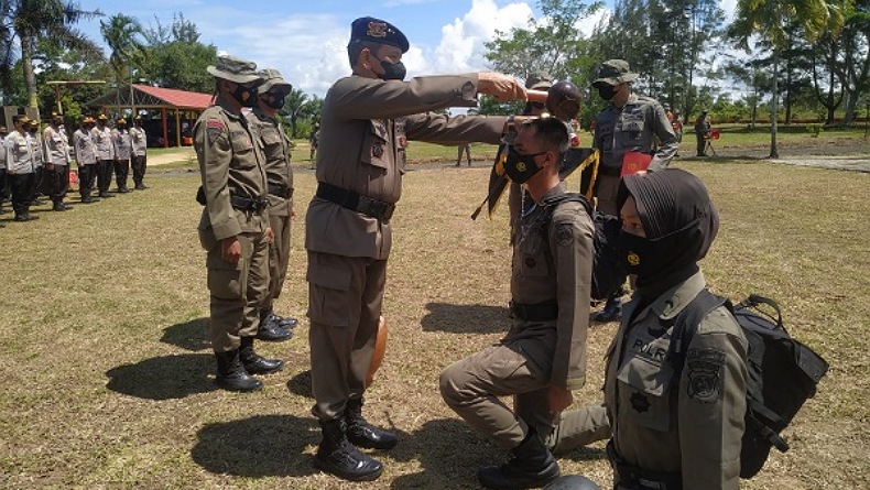 Pimpin Pembaretan Bintara Remaja Satbrimob, Ini 6 Poin Pesan Kapolda Babel