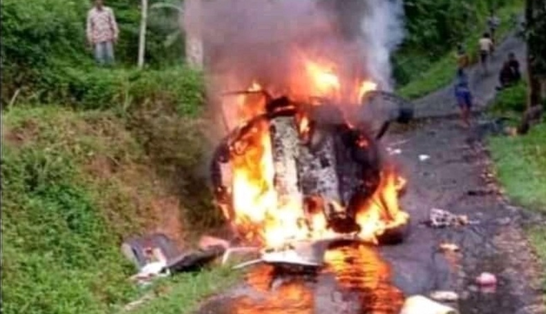Angkot di Tasikmalaya Meledak, Sopir Tewas Terpanggang 3 Luka-Luka