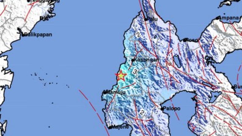 Gempa M5,8 di Mamuju, 4 Calon Siswa Polri Luka-Luka Kejatuhan Plafon