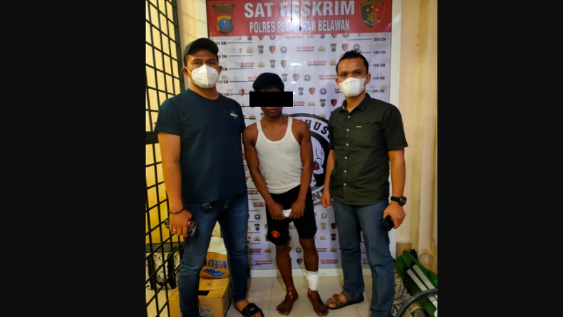 Sebulan Buron, Perampok Sopir Truk di Belawan Ditembak Polisi
