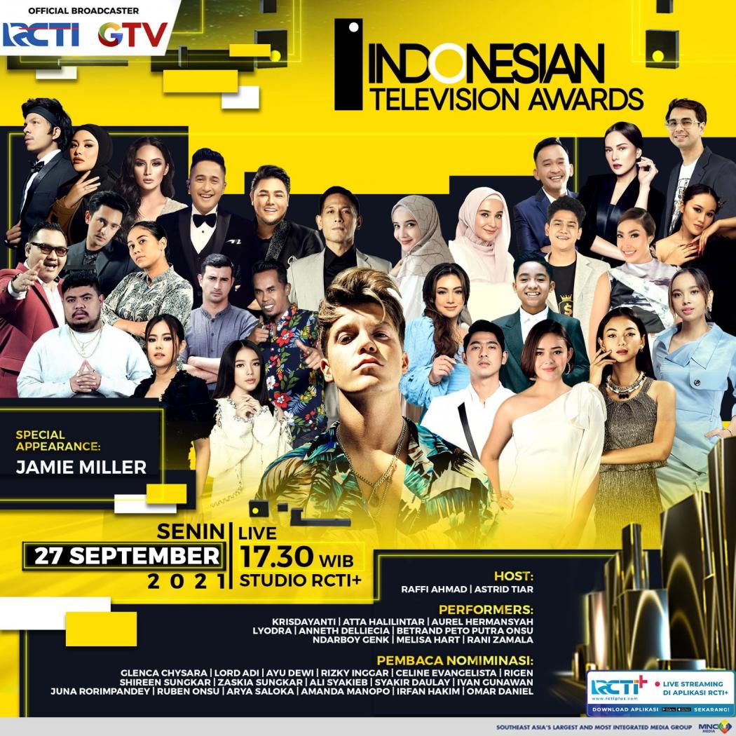 Tunggu Kejutan Spesial di Malam Penghargaan Indonesian Television Awards 2021 Malam Nanti   