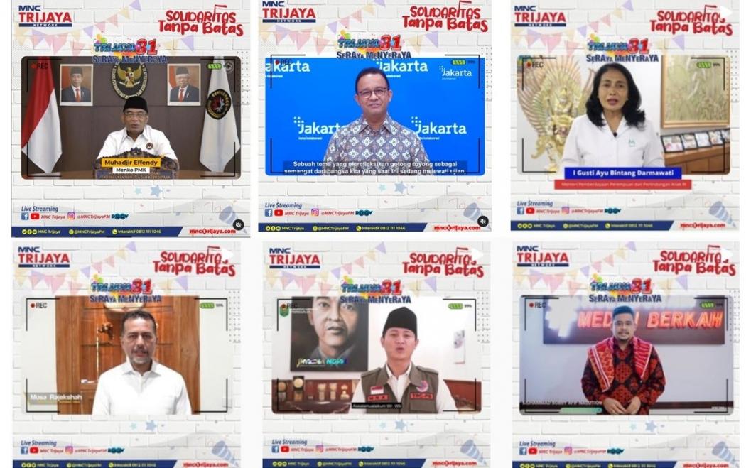 31 Tahun Radio Trijaya, Menko PMK hingga Anies Ucapkan Selamat