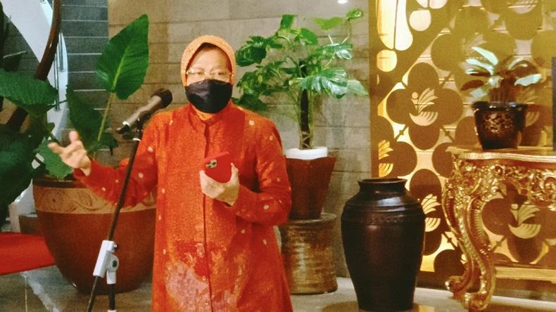 Risma Lockdown Kantor Kemensos Gegara 60 Pegawai Positif Covid-19