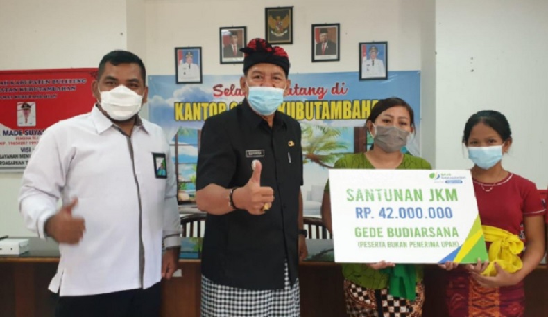 Korban Pengeroyokan Debt Collector di Denpasar Dapat Santunan BP Jamsostek Rp42 Juta