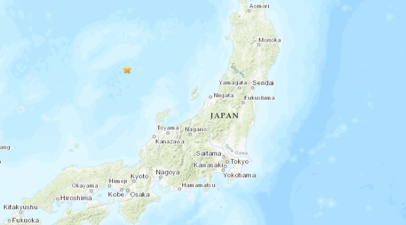  Gempa Bermagnitudo 6,1 Guncang Laut Jepang
