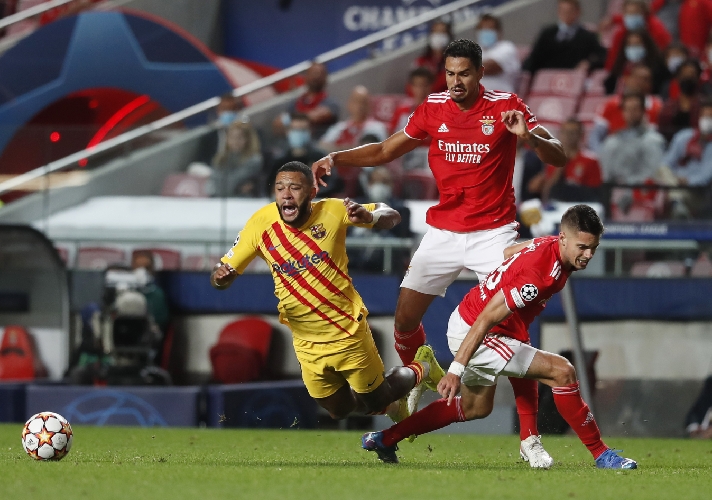 Dipermalukan Benfica, Barcelona Juru Kunci Grup E Liga Champions