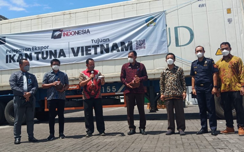 Indonesia Ekspor 27 Ton Tuna Sirip Kuning ke Vietnam Lewat Platform E-commerce