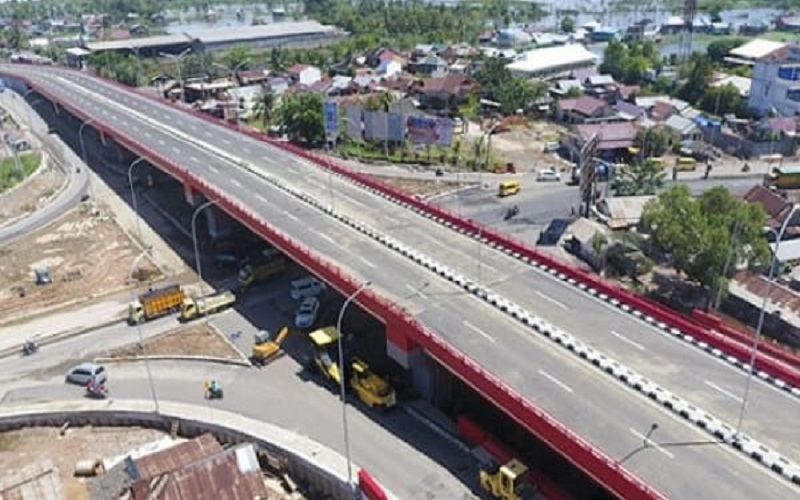 Kementerian PUPR Targetkan Flyover Patih Galung Prabumulih Selesai 2022